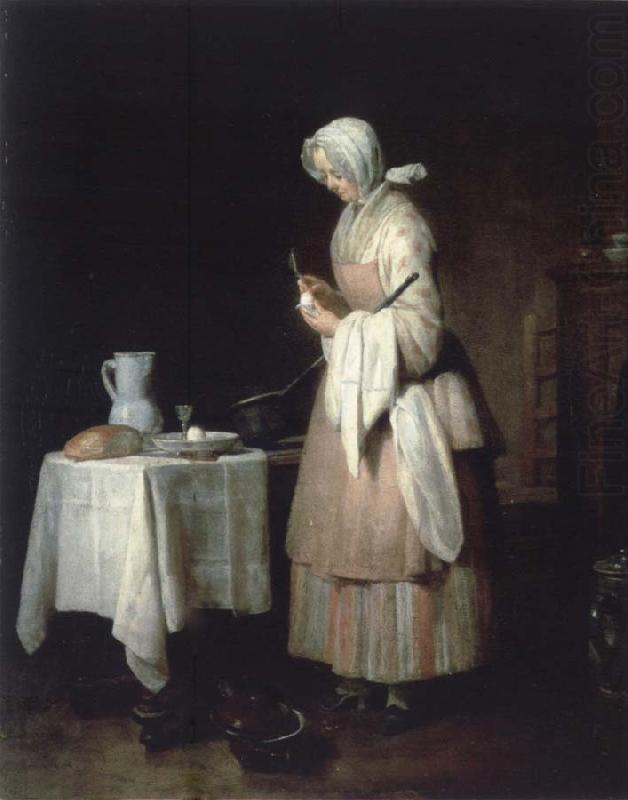 Jean Baptiste Simeon Chardin The fursorgliche lass china oil painting image